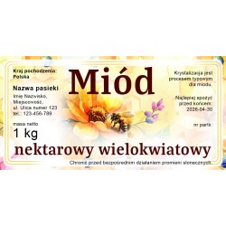 Label 10x5cm