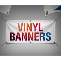 Vinyl banner -Blank Custom Canvas
